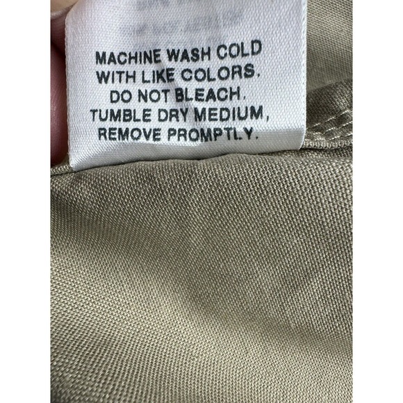 Carhartt Khaki Men's Size L Short Sleeve Cotton/Poly Blend Button Up Rental *SEE - Picture 7 of 9